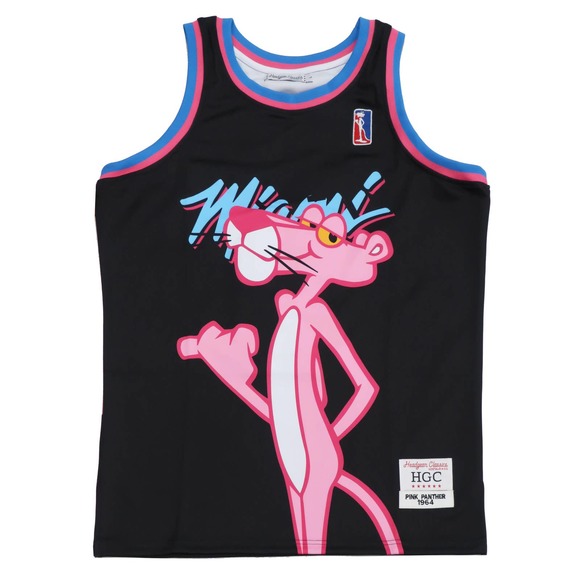 Pink Panther Miami Men's Headgear Classics Embroidered Basketball Jersey - Black - Picture 2 of 3